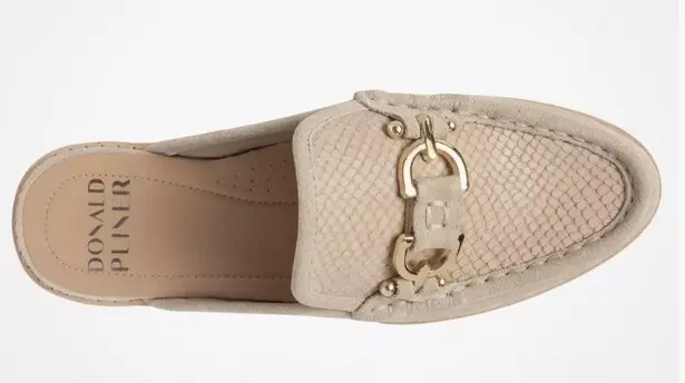 NWOB Donald J. Pliner Beige Women's Elta Mule Size 7.5