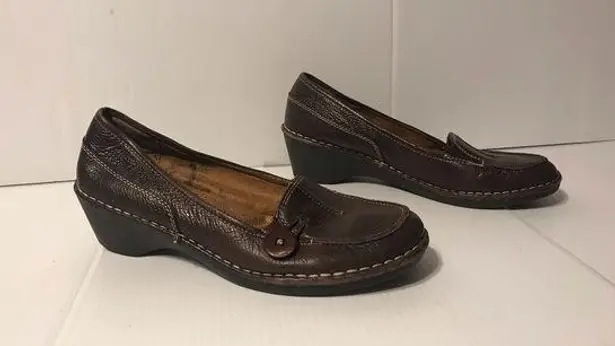 Naturalizer brown wedge comfort shoes size 8 M