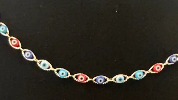 Evils Eye Gold Chocker