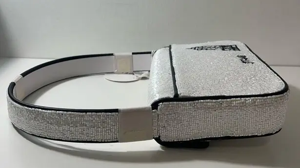 STAUD I Love NY Tommy Beaded Shoulder Bag Purse