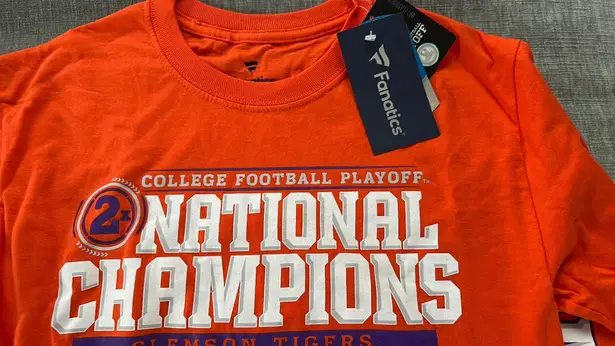 Fanatics Clemson Long Sleeve Tshirt