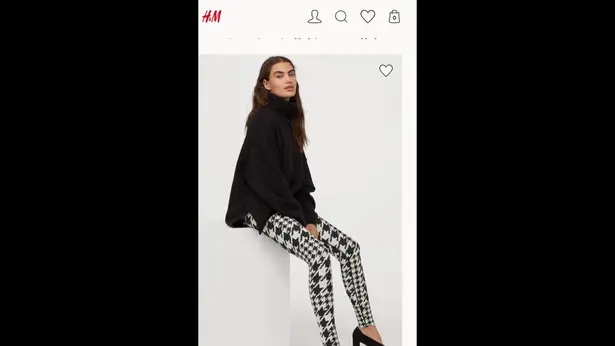 H&M Plaid Leggings