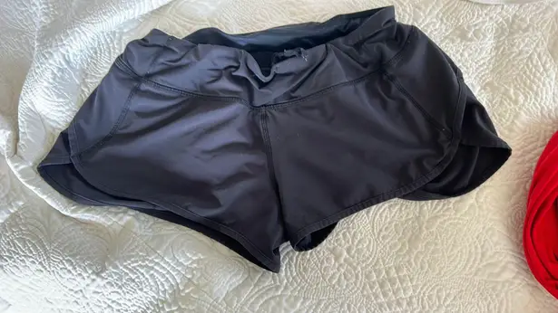 Lululemon Speed Up Short 2.5” Black Size 8