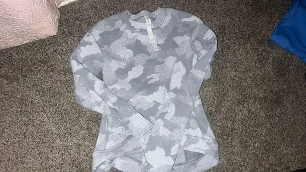 Lululemon White Camo Sweatshirt