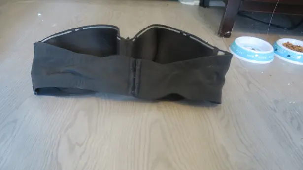 Cacique Lane Bryant boost strapless bra jewelry on front lacey in black size 44DD.