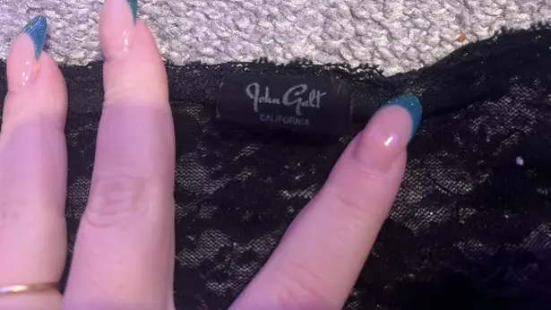 Brandy Melville  Lace Long Sleeve Top