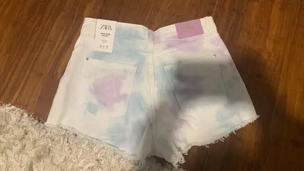 ZARA Tye Dye High Rise  Shorts