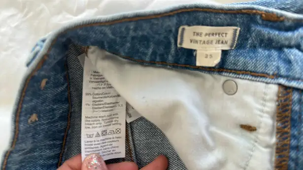 Madewell The Perfect Vintage Jean Size 25