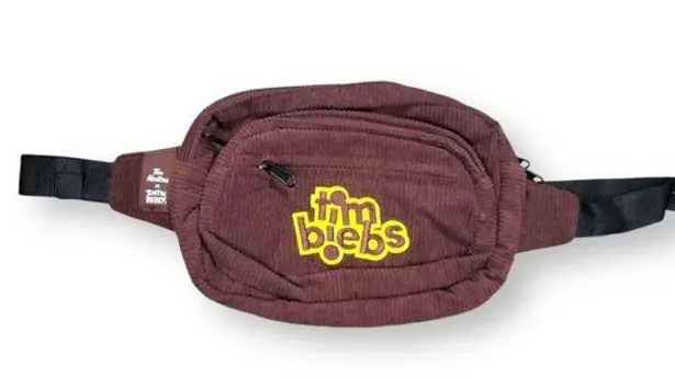 Justin Bieber NWOT Tim Hortons x  Corduroy Tim Biebs Fanny Pack Collab brown rare