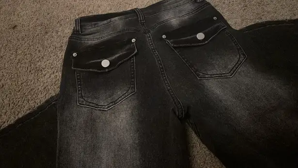 Gilipur black flare jeans