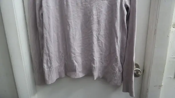 Victoria's Secret solid long sleeve shirt round neck cashmere blend top in light brown size large.