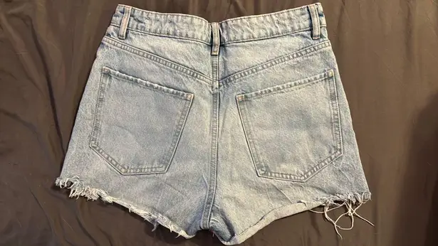 ZARA high rise denim shorts