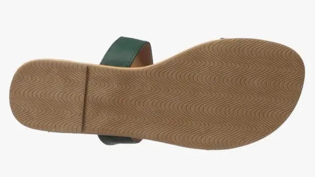 🆕 Oakland A’s MLB women’s slide slip on sandals green yellow tan Size undefined