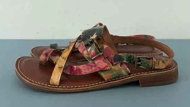 Patricia Nash Fidella Spring Multi Strappy Leather Sandals