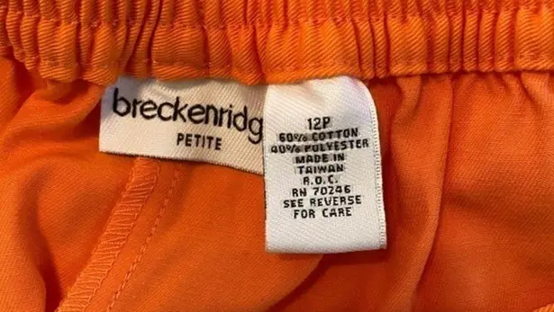 Breckenridge Breckinridge Pants by Elastic Waist Size 12P