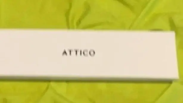 The Attico pair of Faux leather bracelets pink