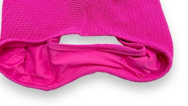 Seafolly NWT Sea Folly Fuchsia Rose Pink Sea Dive Bandeau One Piece Swimsuit - Size 10