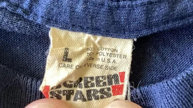 Vintage 80s Washington DC Tee Blue Size L