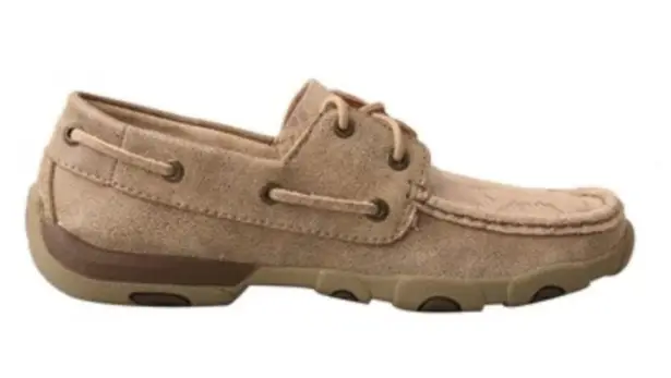 Twisted X women’s snake boat shoes slip on moccasins size 6.5 leather metallic