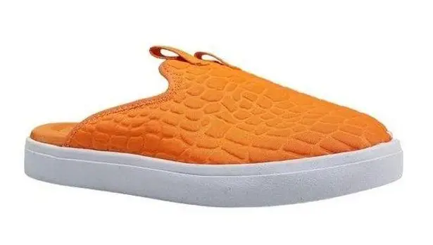 Nurture Restore Womens 7.5 Mead Neon Orange Slip On Comfort Shoes