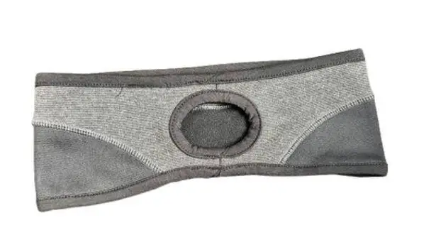 C9 by CHAMPION Pony Tail Ponytail Headband Ear Warmer Gray Black One Size
