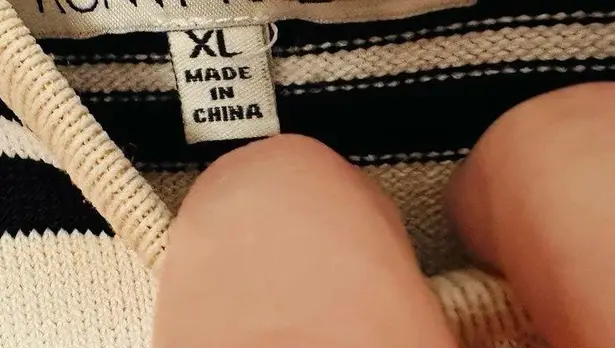 RONNY KOBO Latice Rustic Red Pink Striped Sleeveless Beach Midi Dress Size XL