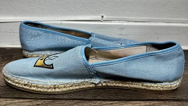 Circus by Sam Edelman  Leni 6 Espadrille Flats Slip-On Queen Bee Patch Blue 8.5M