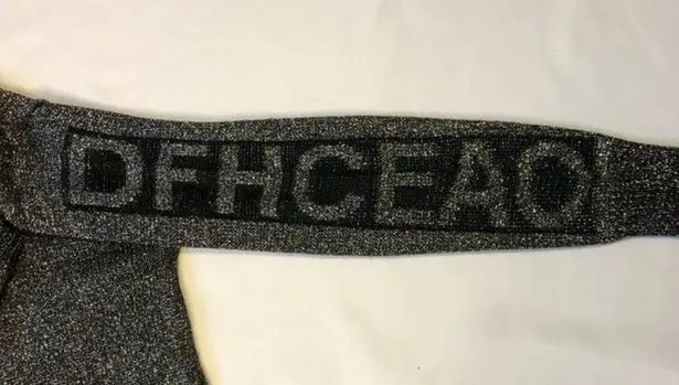 Black & Silver Metallic Rear Button