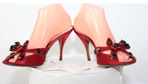 Moschino MOSHINO ladies red heels size 39