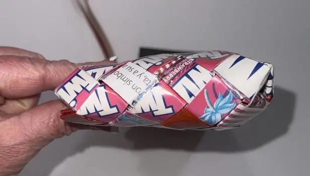 Vintage 90s Y2K Twizzler Cherry Berry Strawberry Candy Wrapper Zip Purse NWT