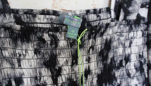 Good Luck Gem GLG | Square Neck Tye Die L/S Blouse