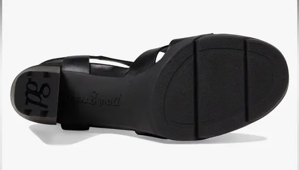 Paul Green Women’s Platform Raveel Black Strappy Sandals 7.5 US 10 Chunky Heel