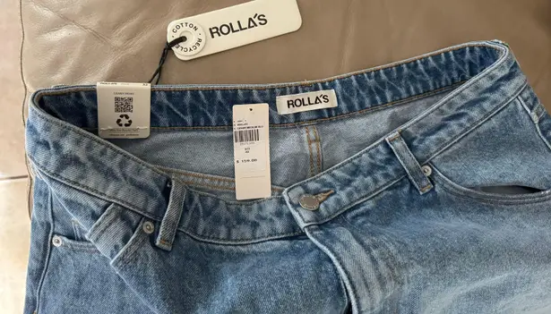 Rolla's Anthropologie Sailor High-Rise Crop Wide-Leg Jeans