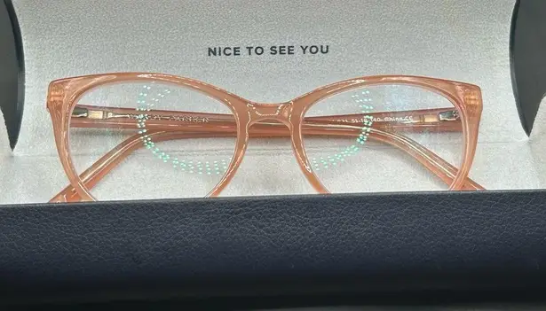 Warby Parker Women's Eyeglasses Shea M 521 Rose Guava Cat Eye