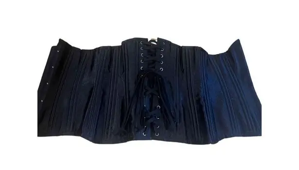 SHAPERX Black Longline Heavy Duty Corset Cincher Weight Loss Body Shaper Women M Size M