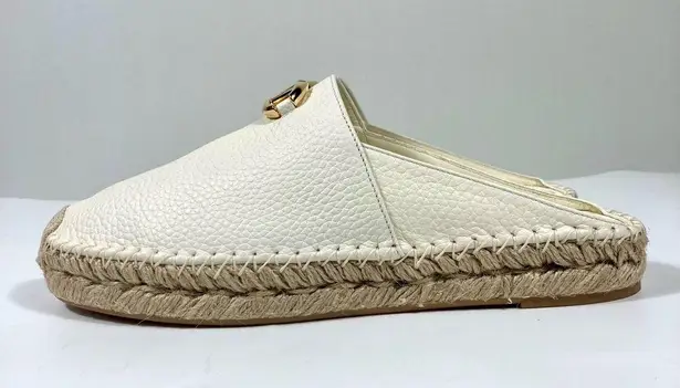 Valentino Garavani VLogo Moon Espadrille Mule Ivory 39 EU 9 US NEW