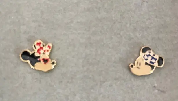 BaubleBar  MINIATURE “MICKEY & MINNIE “  HEAD SHOT STUD EARRINGS