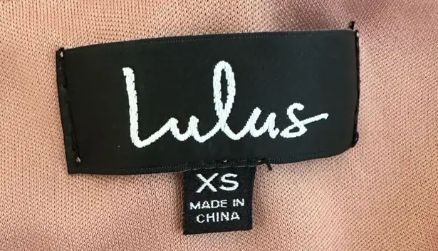 Lulus  All Mine Rusty Rose Floral Print High Low Wrap Dress | XS