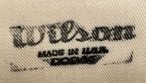 Wilson Vintage Retro White Leather Gold Trim Top Handle Tennis Golf Bag