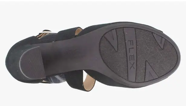 Life Stride Women's Allison Dress Sandal Black Size 8 Peep Toe Ankle Wrap New - Image 6