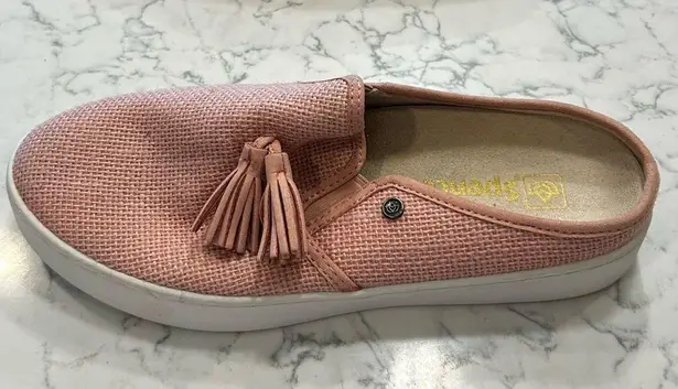 Spenco Orthotic Blush Pink Slip On Slide Mules Shoes Size Woman’s 9