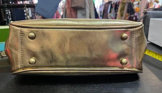 Patricia Nash Gold Shoulder Bag with Timeless Elegance