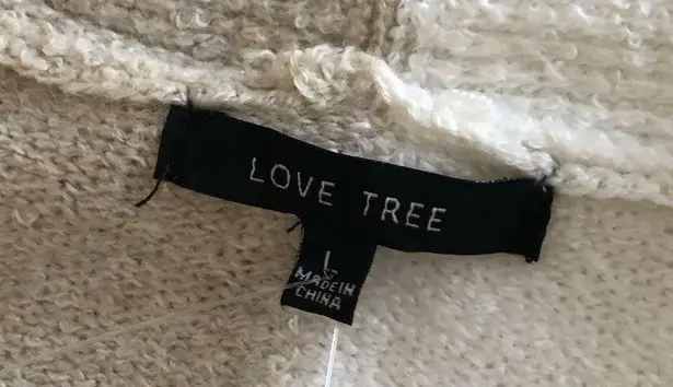 Love Tree New  sweater cardigan, size large