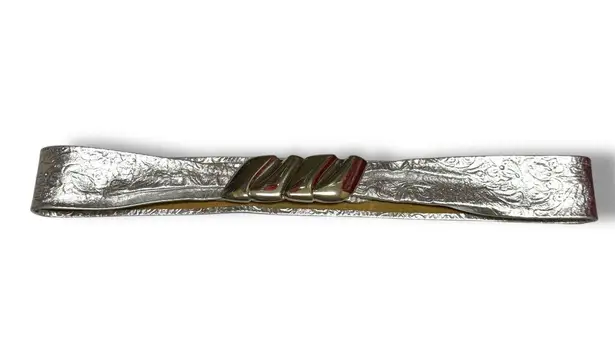 Vintage Silver Leather Adjustable Belt with Removable Buckle Floral Western