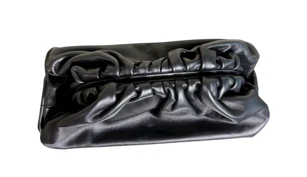 Bottega Veneta NWT The Pouch Clutch in Black w/Dustbag & Box