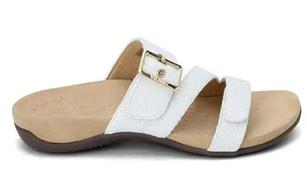 Vionic Women’s Skylar Adjustable Slide Snakeskin Sandals Size 6