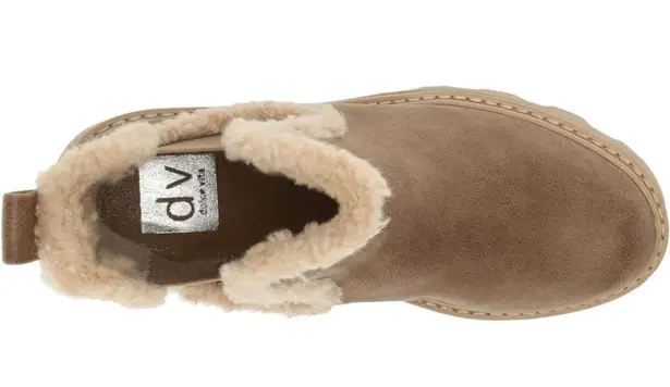 DV By Dolce Vita Vinny Lug Sole Plarform Bootie Ankle Boot Brown/Tan 6.5 Brown