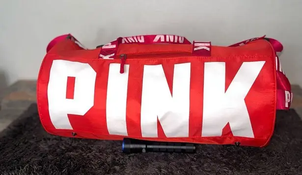 Perfect Duffel Bag with Carry Strap (Picante Red) Red