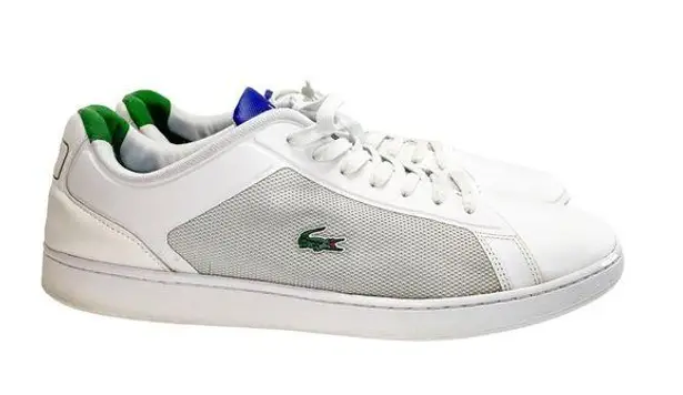 Lacoste  Endliner 317 Quarter Panel Mesh Sneakers White 13