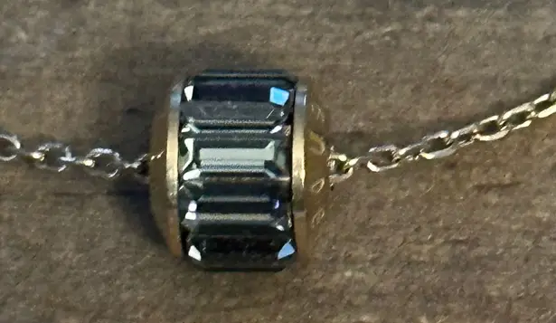 Henri Bendel Layered Stacking Crystal Pendant Necklace